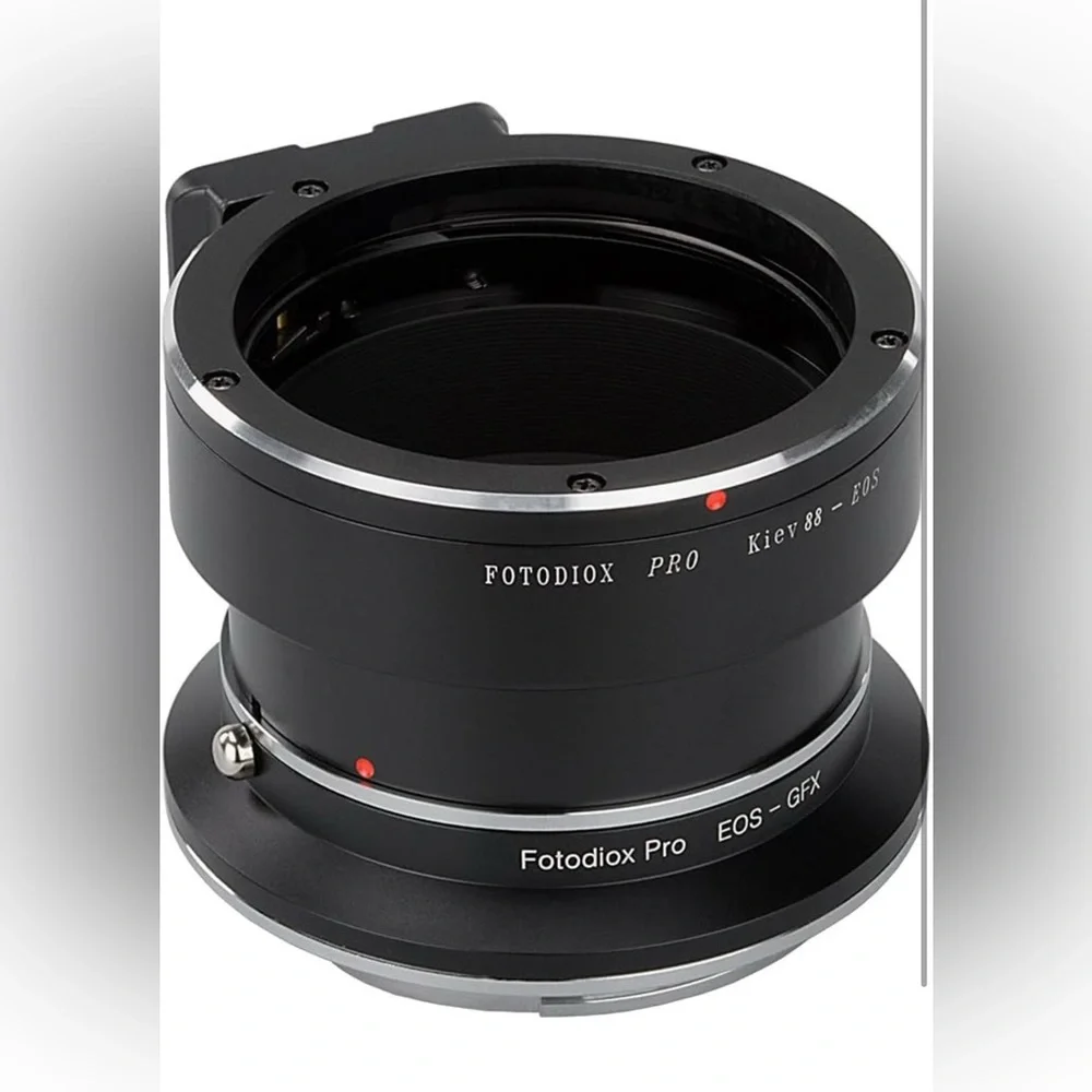 New Pro Lens Mount Double Adapter Kiev 88 SLR and Canon EOS